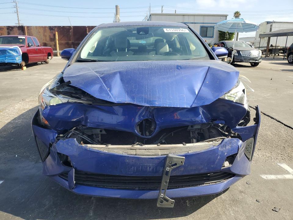 2017 Toyota Prius VIN JTDKBRFU2H3045713 COPART salvage auction — FRONT END, Ca - Salvage Certificate, sold $1,000 on 2026-07-31 (photo 5)
