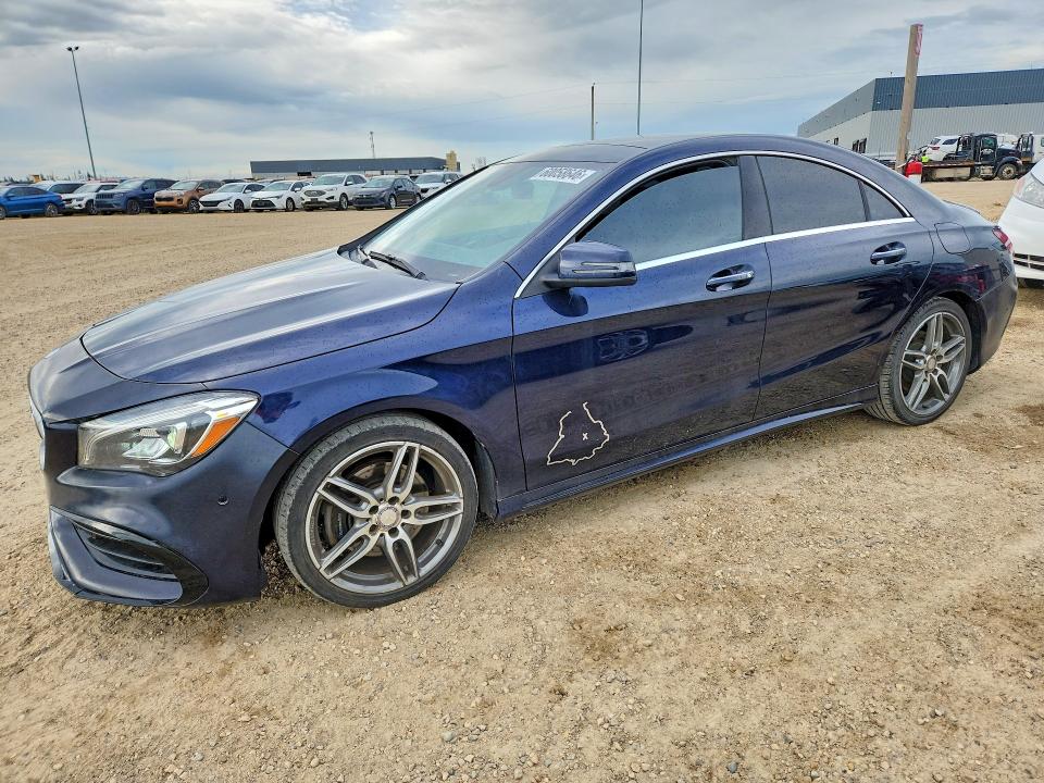 2017 Mercedes-benz Cla-class VIN WDDSJ4GB5HN450557 COPART salvage auction — FRONT END, Ab - Oop - Active, sold $7,500 on 2026-07-30 (photo 1)