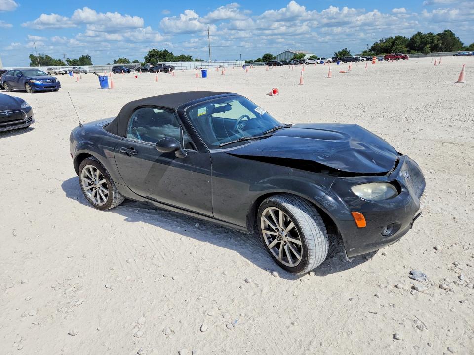2006 Mazda Mx-5 miata VIN JM1NC25F760120540 COPART salvage auction — FRONT END, TX - SALVAGE VEHICLE TITLE (P), sold $975 on 2026-07-16 (photo 4)