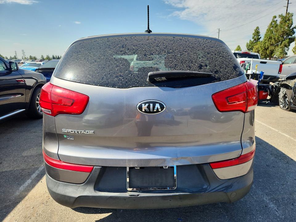 2016 Kia Sportage VIN KNDPB3AC7G7880988 COPART salvage auction — MECHANICAL, Ca - Dis/Dlr/Exp Only Clean Title, sold $825 on 2026-07-28 (photo 6)