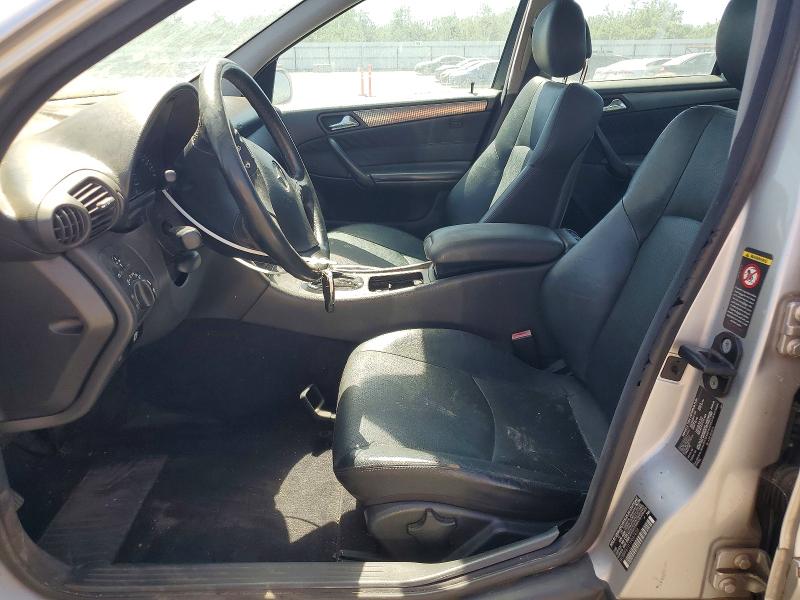 2001 Mercedes-benz C class VIN WDBRF61J11F037653 COPART salvage auction — DAMAGE HISTORY, Ca - Dlr/Dis/Exp Only Salvage Title, sold $325 on 2026-07-20 (photo 7)
