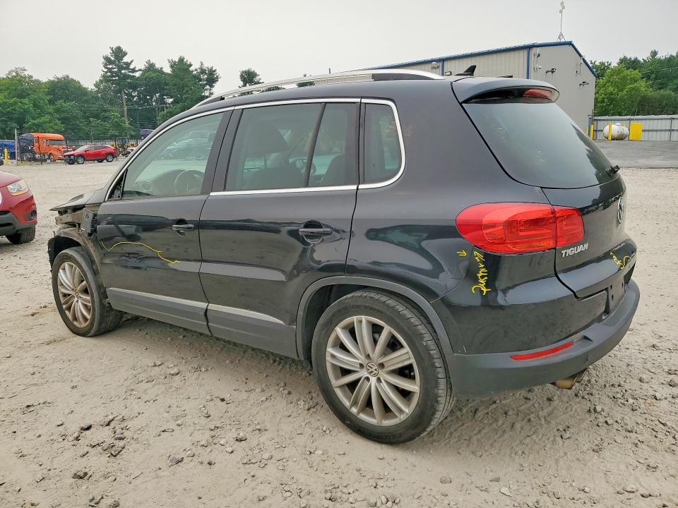 2012 Volkswagen Tiguan VIN WVGBV7AX4CW539555 COPART salvage auction — FRONT END, Ma - Cert Of Title-Reconstrctd Coll, sold $525 on 2026-07-27 (photo 2)