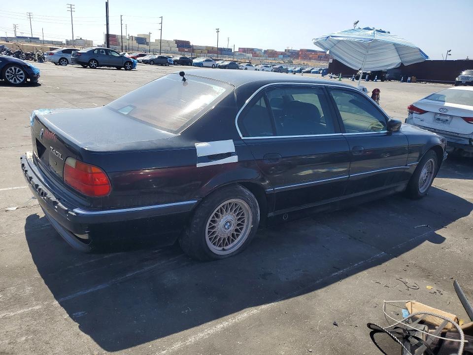1997 BMW 7 series VIN WBAGJ8328VDM03762 COPART salvage auction — FRONT END, Ca - Salvage Certificate, sold $200 on 2026-07-31 (photo 3)