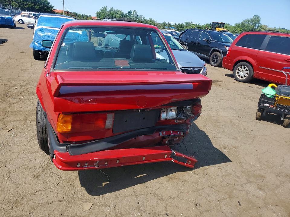 1987 BMW 3 series VIN WBAAB6402H1689229 COPART salvage auction — ALL OVER, CT - BILL OF SALE-SALVAGE, sold $1,500 on 2026-08-14 (photo 6)