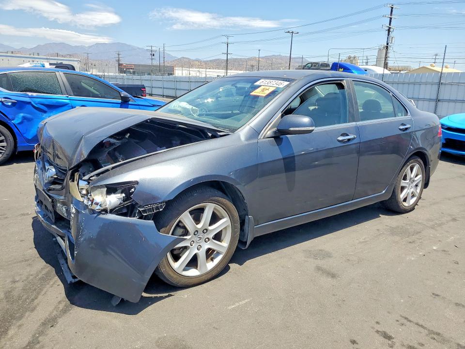2004 Acura Tsx VIN JH4CL96874C046000 COPART salvage auction — FRONT END, Ca - Salvage Certificate, sold $225 on 2026-08-31 (photo 1)
