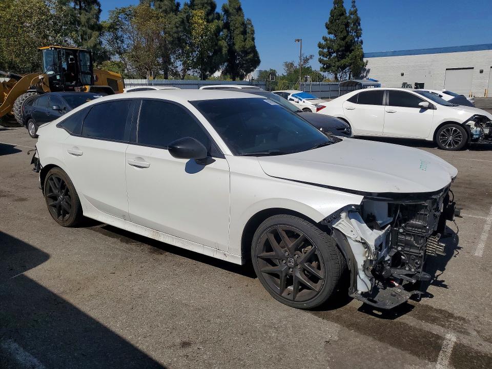 2025 Honda Civic VIN 2HGFE2F59SH594694 COPART salvage auction — FRONT END, Ca - Salvage Certificate, sold $5,700 on 2026-08-19 (photo 4)