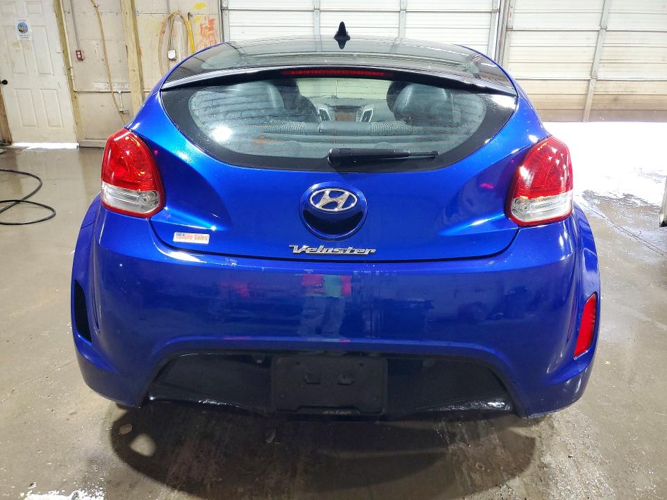 2013 Hyundai Veloster VIN KMHTC6AD4DU169876 COPART salvage auction — ALL OVER, Tn - Salvage Certificate, sold $500 on 2026-07-28 (photo 6)