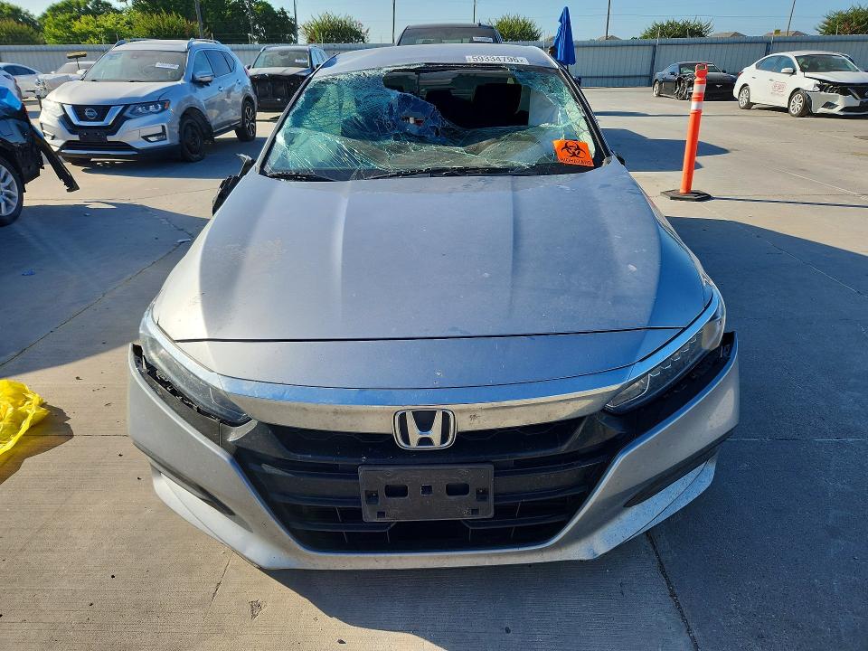2020 Honda Accord VIN 1HGCV1F18LA029685 COPART salvage auction — FRONT END, Tx - Certificate Of Title, sold $2,250 on 2026-07-09 (photo 5)