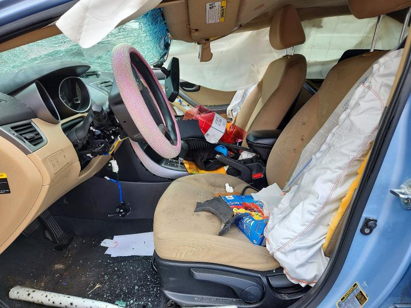 2013 Hyundai Elantra VIN KMHDH4AE4DU753231 COPART salvage auction — ROLLOVER, Md - Cert Of Salvage > 75% Damage, sold $225 on 2026-07-21 (photo 7)