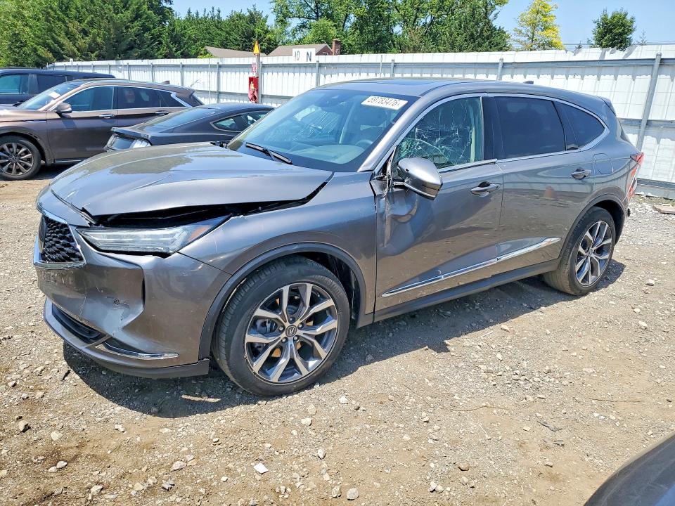 2024 Acura Mdx VIN 5J8YE1H45RL002096 COPART salvage auction — FRONT END, Tn - Certificate Of Title, sold $12,500 on 2026-07-27 (photo 1)