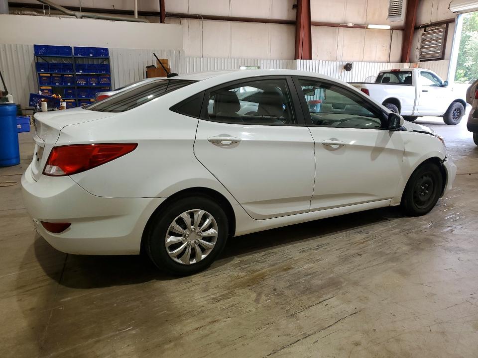 2017 Hyundai Accent VIN KMHCT4AE8HU305929 COPART salvage auction — FRONT END, Tx - Salvage Vehicle Title, sold $1,650 on 2026-07-27 (photo 3)