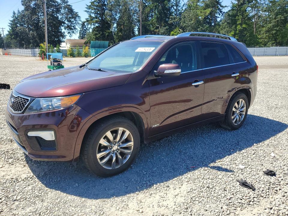 2013 Kia Sorento VIN 5XYKWDA24DG359432 COPART salvage auction — ALL OVER, WA - BILL OF SALE, sold $1,700 on 2026-07-31 (photo 1)