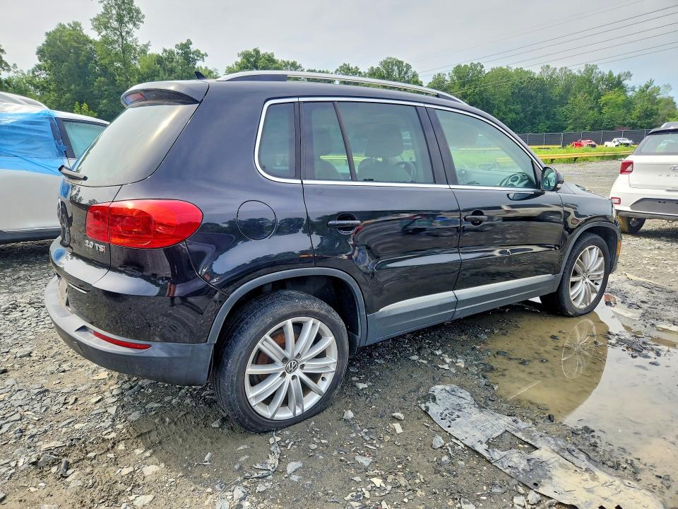 2014 Volkswagen Tiguan VIN WVGAV3AXXEW608871 COPART salvage auction — FRONT END, MD - CERTIFICATE OF TITLE, sold $900 on 2026-08-16 (photo 3)