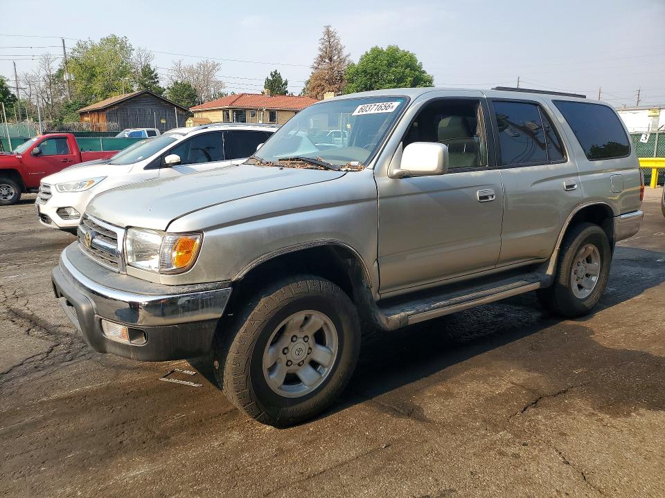 1999 Toyota 4runner VIN JT3HN86R4X0231264 COPART salvage auction — HAIL, Co - Bill Of Sale-Parts Only, sold $425 on 2026-07-30 (photo 1)