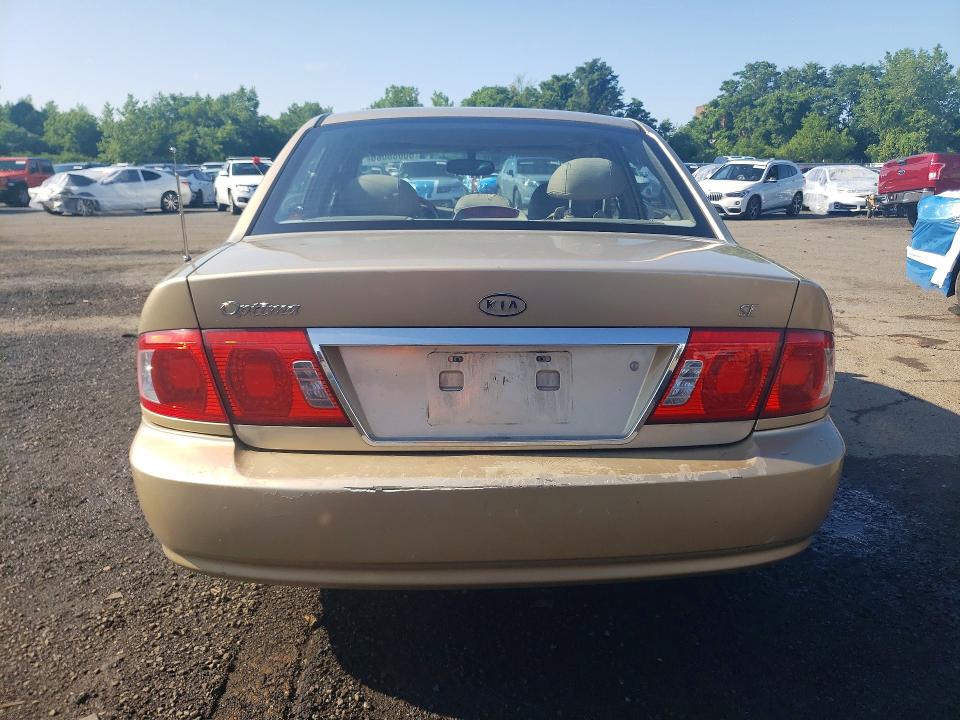 2003 Kia Optima VIN KNAGD126135204482 COPART salvage auction — FRONT END, CT - CERT OF TITLE-SALVAGE, sold $475 on 2026-07-17 (photo 6)