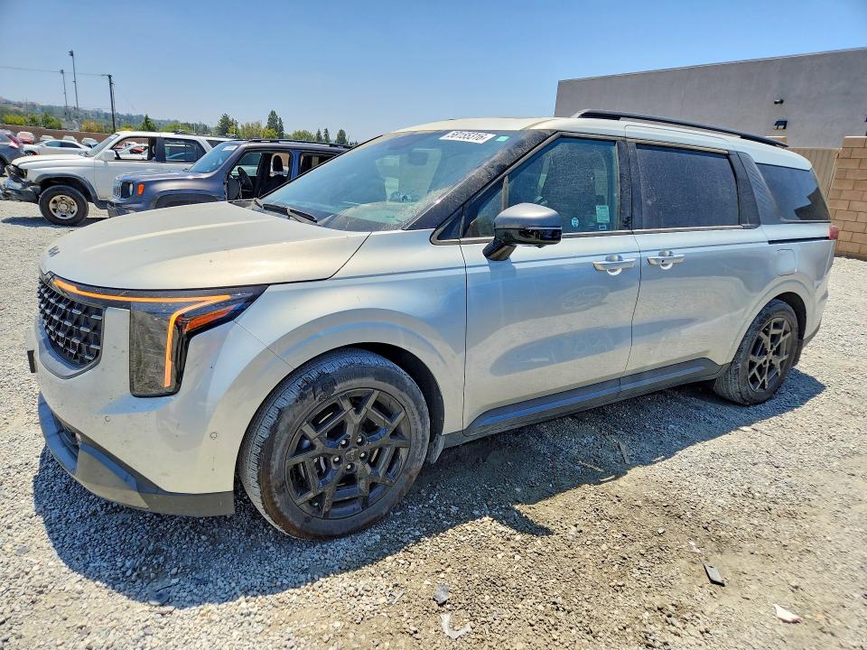 2025 Kia Carnival VIN KNDNE5K31S6507775 COPART salvage auction — SIDE, Ca - Salvage Certificate, sold $4,100 on 2026-07-29 (photo 1)