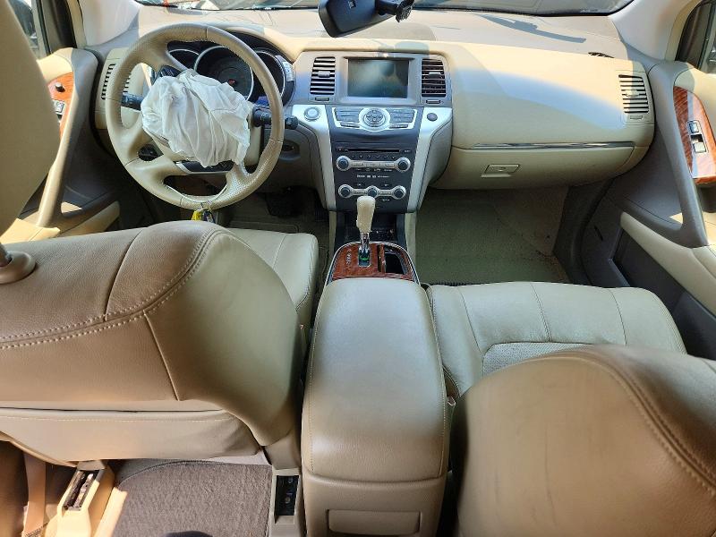 2010 Nissan Murano VIN JN8AZ1MW6AW106986 COPART salvage auction — FRONT END, OH - CERT OF TITLE-SALVAGE, sold $275 on 2026-07-31 (photo 8)