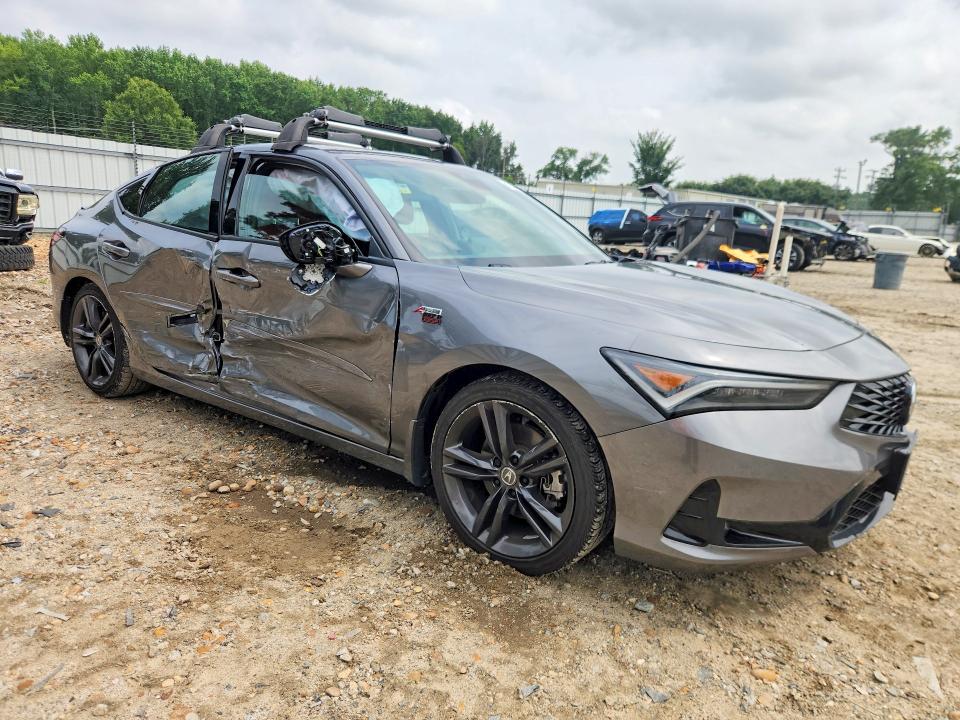 2024 Acura Integra VIN 19UDE4H35RA026496 COPART salvage auction — SIDE, Va - Cert Of Title - Salvage, sold $10,700 on 2026-09-08 (photo 4)
