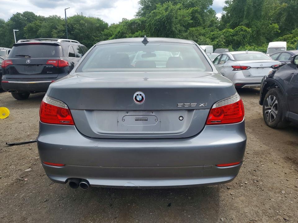 2008 BMW 5 series VIN WBANV93528CZ60978 COPART salvage auction — MINOR DENT/SCRATCHES, MA - CERTIFICATE OF TITLE, sold $975 on 2026-07-31 (photo 6)