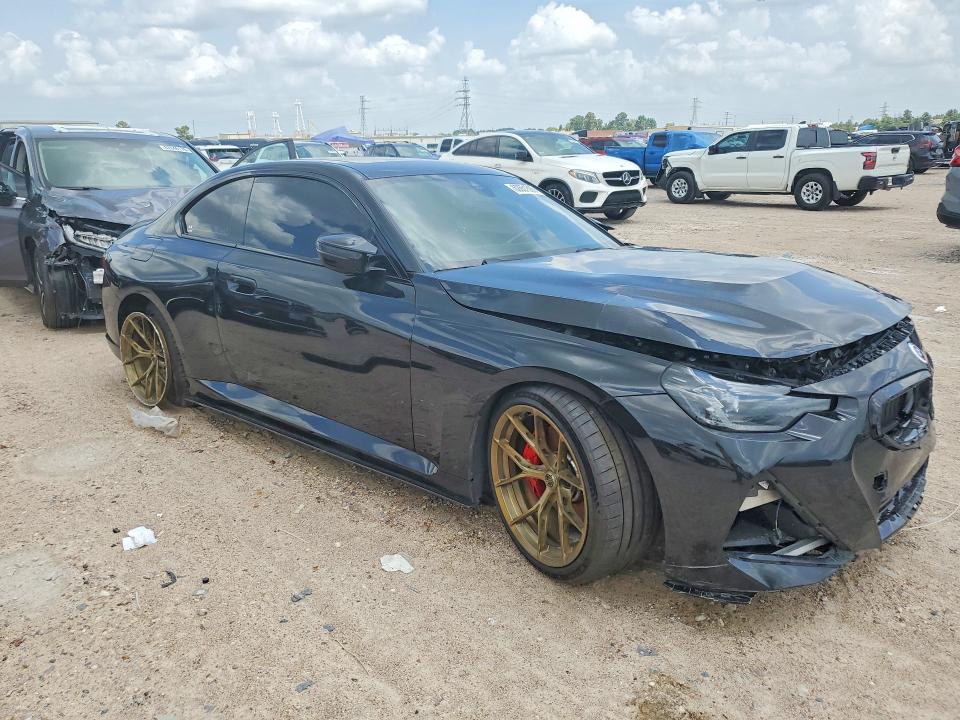 2023 BMW M2 VIN 3MW53CM08P8D25842 COPART salvage auction — FRONT END, Fl - Cert Of Title Slvg Rebuildable, sold $16,300 on 2026-07-31 (photo 4)