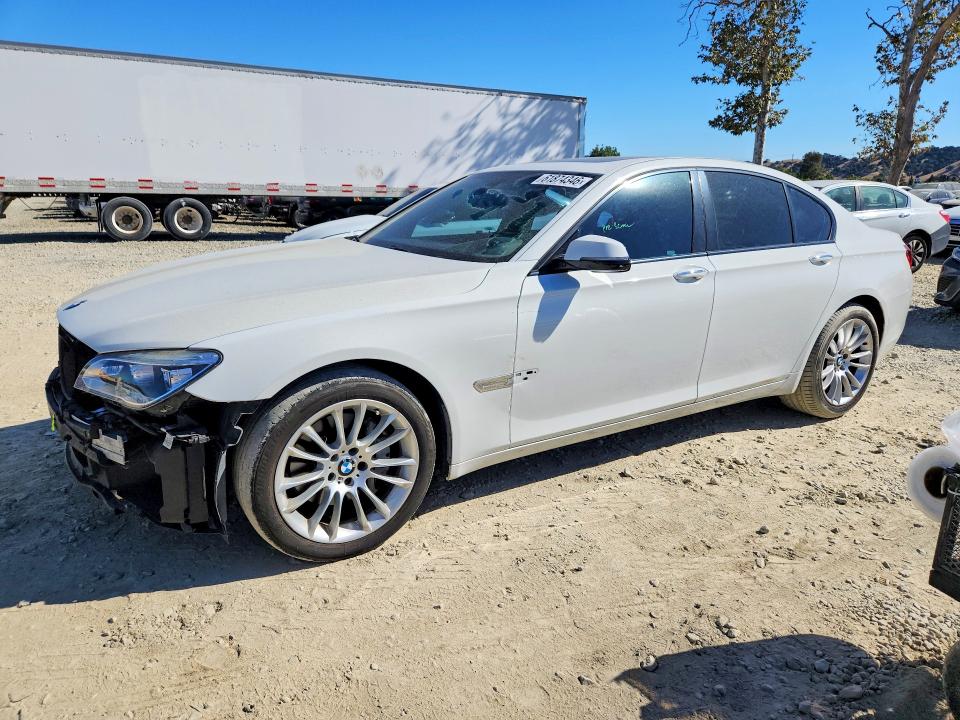 2015 BMW 7er VIN WBAYA6C5XFD826959 COPART salvage auction — FRONT END, Ca - Salvage Certificate, sold $600 on 2026-07-28 (photo 1)