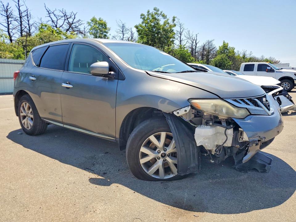 2013 Nissan Murano VIN JN8AZ1MW0DW304404 COPART salvage auction — FRONT END, Ny - Mv-907A Salvage Certificate, sold $400 on 2026-07-20 (photo 4)