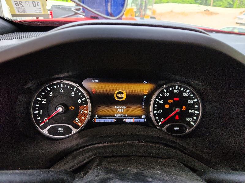 2021 Jeep Renegade VIN ZACNJDC11MPM95062 COPART salvage auction — FRONT END, Vt - Cert Of Title-Salvage Vehicle, sold $2,050 on 2026-08-03 (photo 9)