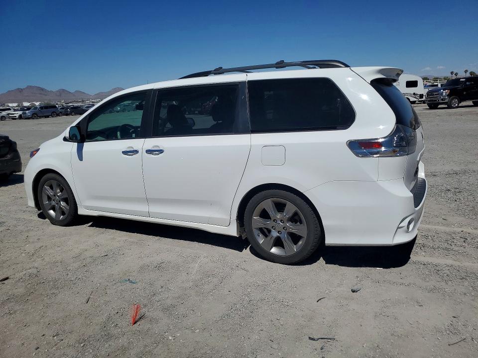 2014 Toyota Sienna VIN 5TDXK3DC0ES447690 COPART salvage auction — MINOR DENT/SCRATCHES, Az - Certificate Of Title, sold $3,850 on 2026-07-16 (photo 2)