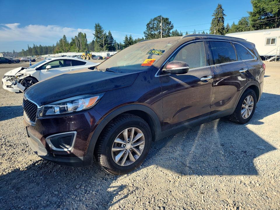 2016 Kia Sorento VIN 5XYPG4A34GG012148 COPART salvage auction — FRONT END, Wa - Vehicle Cert Of Ownership-Titl, sold $1,400 on 2026-07-24 (photo 1)