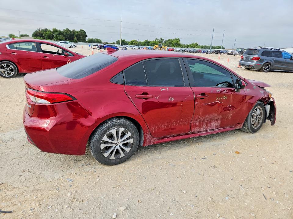 2022 Toyota Corolla VIN JTDEAMDE3NJ054104 COPART salvage auction — FRONT END, TX - SALVAGE VEHICLE TITLE (P), sold $775 on 2026-07-23 (photo 3)