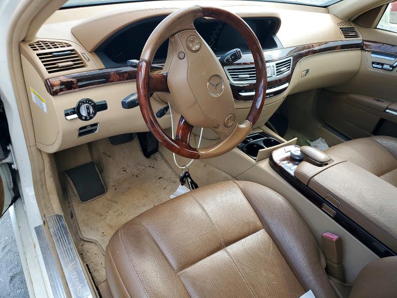 2008 Mercedes-benz S-klasse VIN WDDNG86X48A193981 COPART salvage auction — WATER/FLOOD, Sc - Cert Of Title-Salvage Water, sold $500 on 2026-08-12 (photo 8)