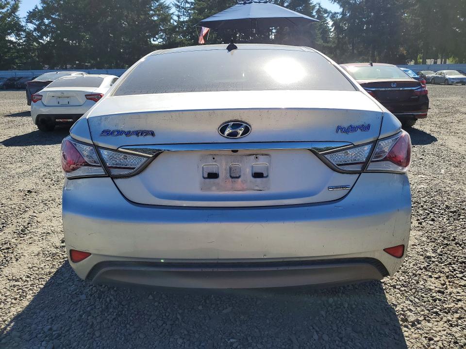 2013 Hyundai Sonata VIN KMHEC4A45DA051088 COPART salvage auction — FRONT END, Wa - Aff In Lieu Of Title - Rebuilt, sold $275 on 2026-07-21 (photo 6)