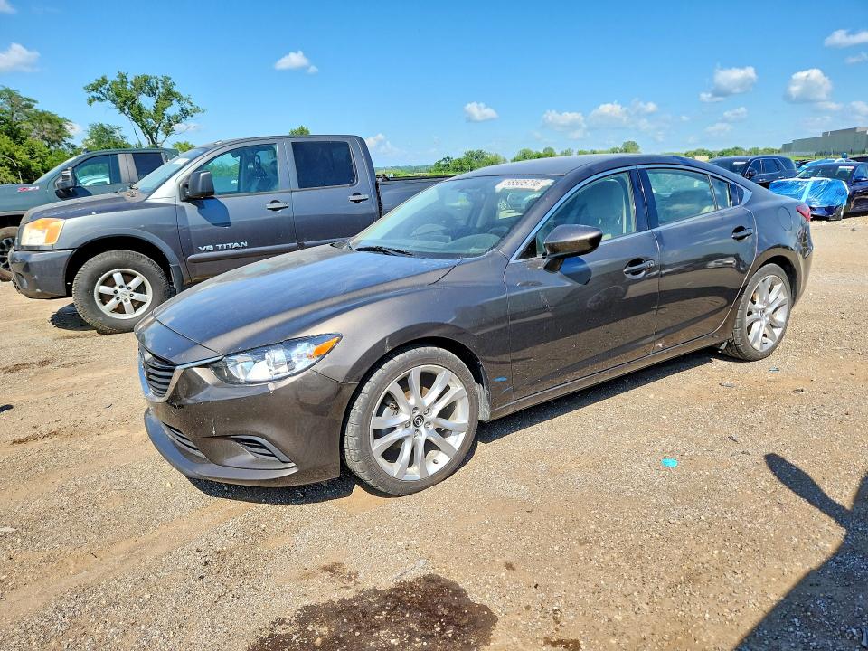 2016 Mazda 6 VIN JM1GJ1V50G1484293 COPART salvage auction — MECHANICAL, Ia - Certificate Of Title, sold $1,300 on 2026-07-24 (photo 1)