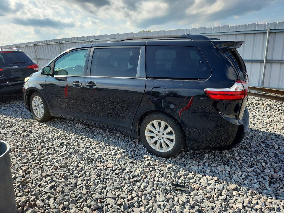 2015 Toyota Sienna VIN 5TDJK3DC1FS097073 COPART salvage auction — REAR END, Wi - Junked Vehicle Bill Of Sale, sold $1,200 on 2026-07-20 (photo 2)
