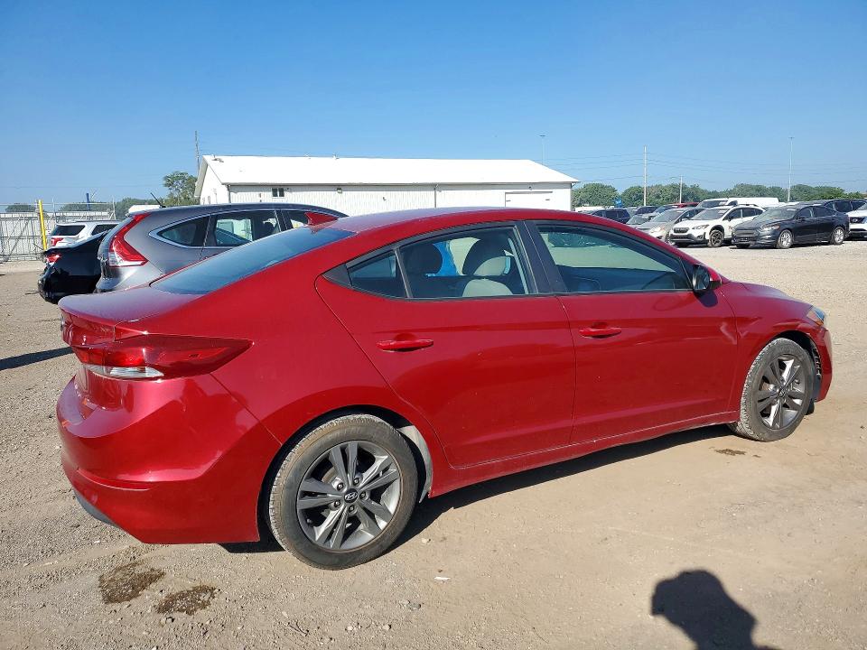 2017 Hyundai Elantra VIN KMHD84LF4HU224194 COPART salvage auction — NORMAL WEAR, IA - CERTIFICATE OF TITLE, sold $90 on 2026-07-24 (photo 3)