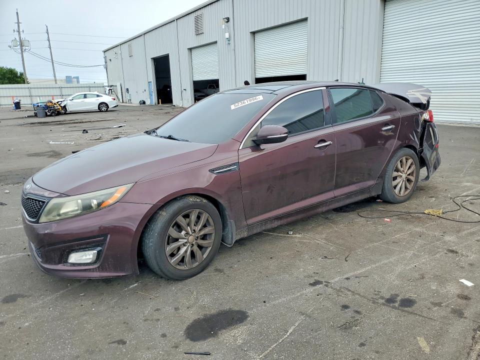 2015 Kia Optima VIN 5XXGN4A79FG488133 COPART salvage auction — REAR END, FL - CERT OF TITLE SLVG REBUILDABLE, sold $325 on 2026-07-22 (photo 1)