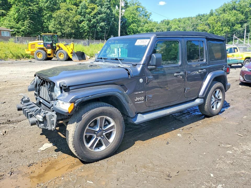 2019 Jeep Wrangler / VIN 1C4HJXEN9KW667825 — COPART salvage auction photo