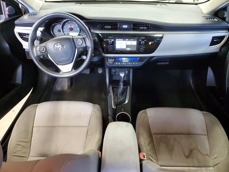 2016 Toyota Corolla VIN 5YFBURHE2GP419243 COPART salvage auction — FRONT END, TX - CERTIFICATE OF TITLE, sold $275 on 2026-07-27 (photo 8)