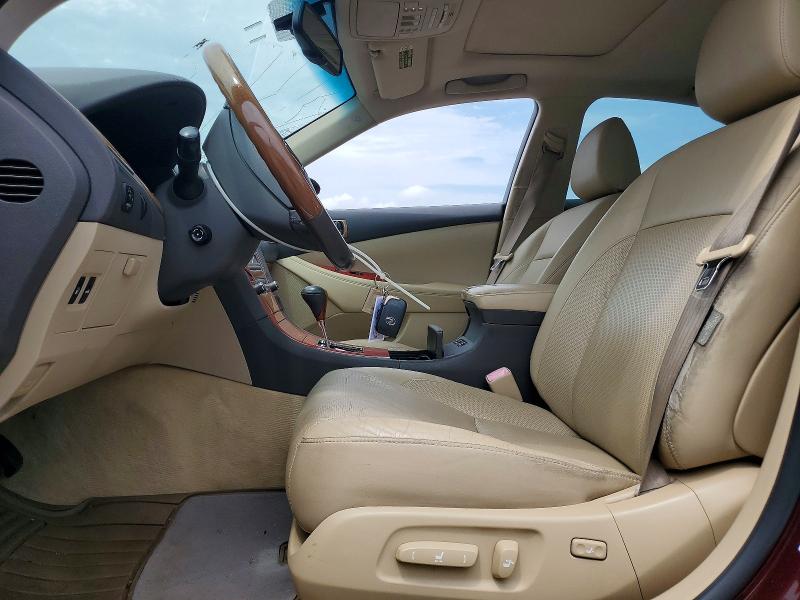 2007 Lexus Es 350 VIN JTHBJ46G672134400 COPART salvage auction — FRONT END, NY - MV-907A SALVAGE CERTIFICATE, sold $1,150 on 2026-07-20 (photo 7)