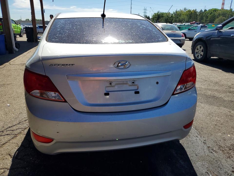 2016 Hyundai Accent VIN KMHCT4AE3GU036608 COPART salvage auction — FRONT END, Co - Public - Salvage Title, sold $675 on 2026-07-14 (photo 6)