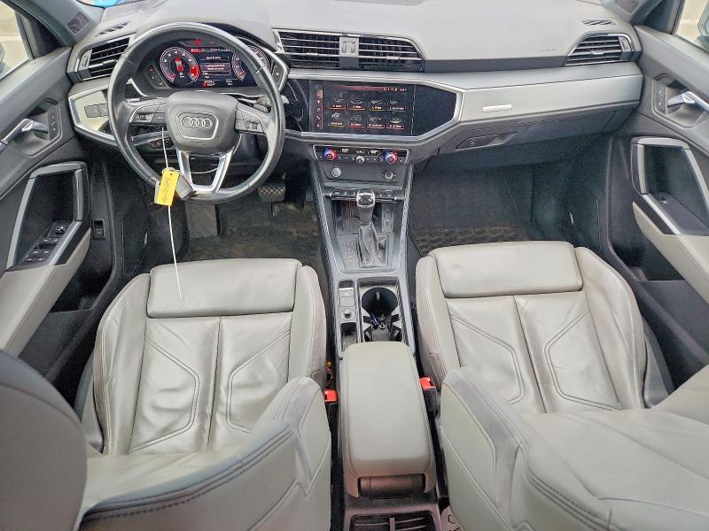 2020 Audi Q3 VIN WA1FECF36L1038694 COPART salvage auction — FRONT END, NY - MV-907A SALVAGE CERTIFICATE, sold $7,000 on 2026-07-27 (photo 8)