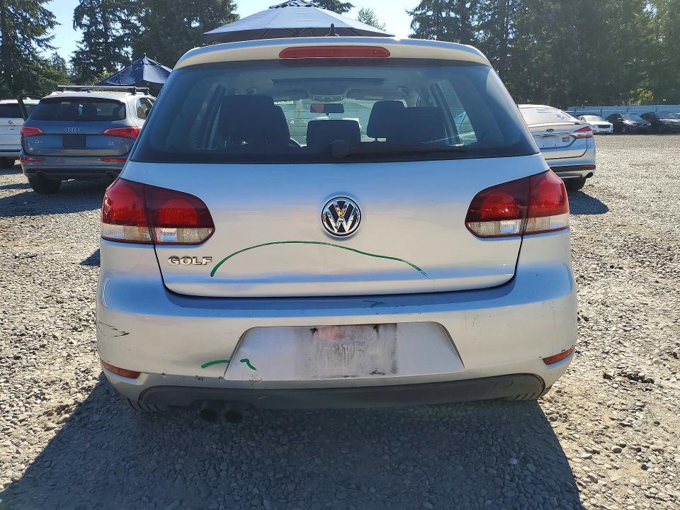 2012 Volkswagen Golf VIN WVWDB7AJ8CW269358 COPART salvage auction — REAR END, Wa - Bill Of Sale, sold $1,550 on 2026-07-17 (photo 6)