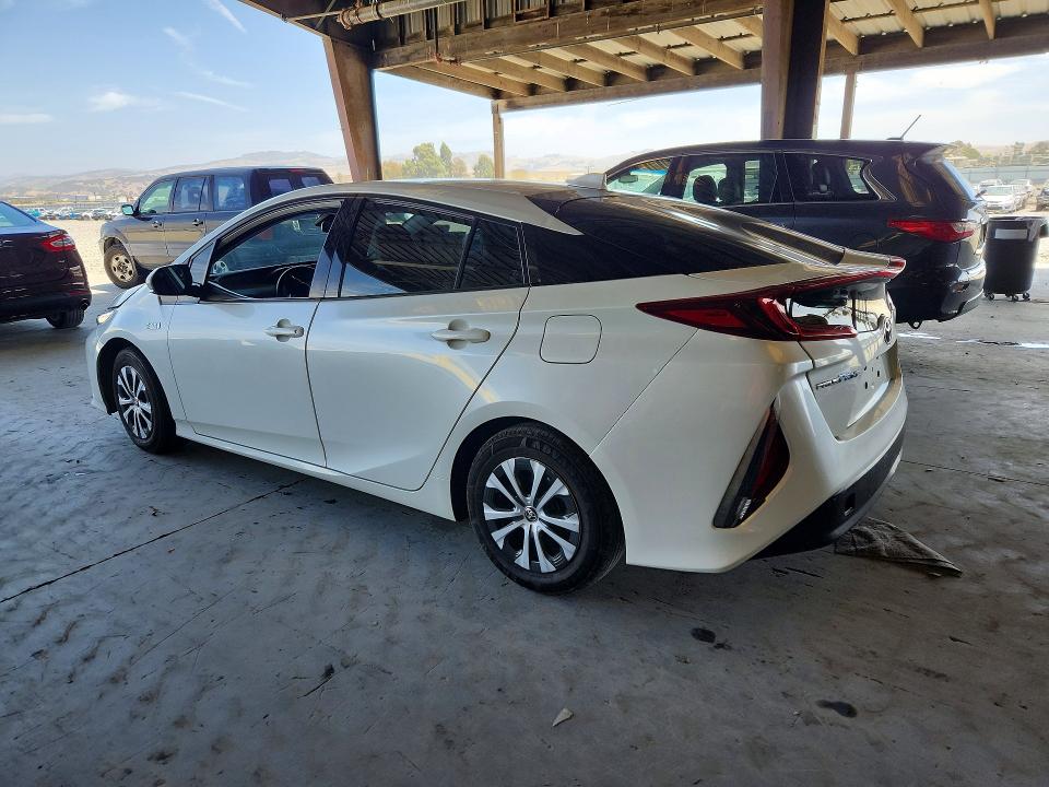 2020 Toyota Prius prime VIN JTDKARFP4L3137539 COPART salvage auction — FRONT END, CA - SALVAGE CERTIFICATE, sold $7,900 on 2026-07-27 (photo 2)