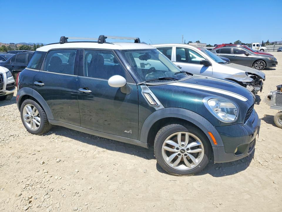 2012 Mini Cooper VIN WMWZC5C56CWL57409 COPART salvage auction — MECHANICAL, Ca - Dis/Dlr/Exp Only Clean Title, sold $600 on 2026-08-04 (photo 4)
