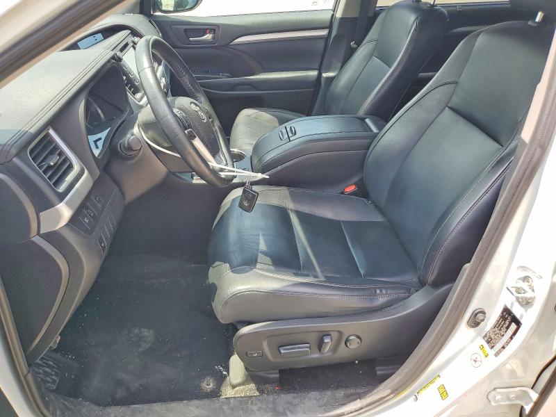2019 Toyota Highlander VIN 5TDJZRFH9KS567951 COPART salvage auction — FRONT END, Pa - Certificate Of Salvage, sold $2,150 on 2026-07-23 (photo 7)