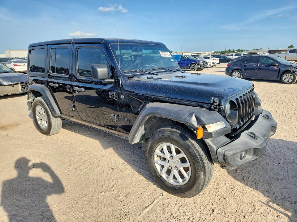 2023 Jeep Wrangler / VIN 1C4HJXDG4PW657343 COPART salvage auction — REAR END, Tx - Salvage Vehicle Title, sold $17,700 on 2026-07-28 (photo 4)