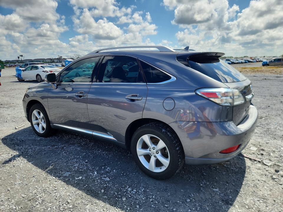 2012 Lexus Rx VIN 2T2ZK1BA5CC066109 COPART salvage auction — SIDE, Fl - Cert Of Title Slvg Rebuildable, sold $2,100 on 2026-07-28 (photo 2)