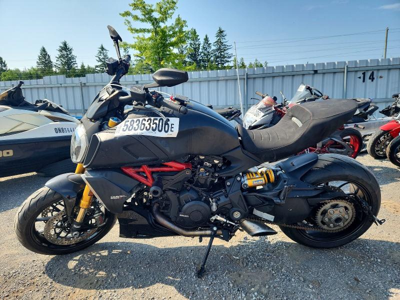 2020 Ducati Diavel VIN ZDMGAHRW3LB003232 COPART salvage auction — BURN, ON - PERMIT IRREPAIRABLE, sold $11,400 on 2026-08-25 (photo 3)