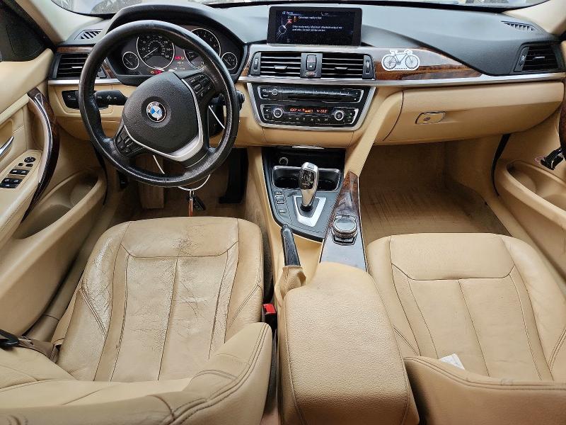 2014 BMW 3er VIN WBA3B3G51ENR84941 COPART salvage auction — FRONT END, CT - CERTIFICATE OF TITLE, sold $1,100 on 2026-08-18 (photo 8)