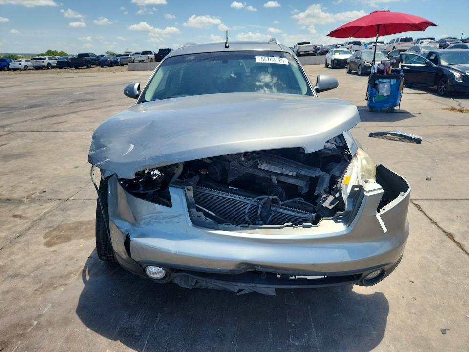 2004 Infiniti Fx35 VIN JNRAS08U74X108425 COPART salvage auction — FRONT END, TX - SALVAGE VEHICLE TITLE (P), sold $200 on 2026-07-13 (photo 5)